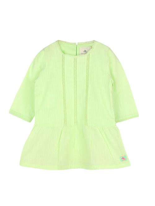 green cotton frock - 14418740 - Standard Image - 1