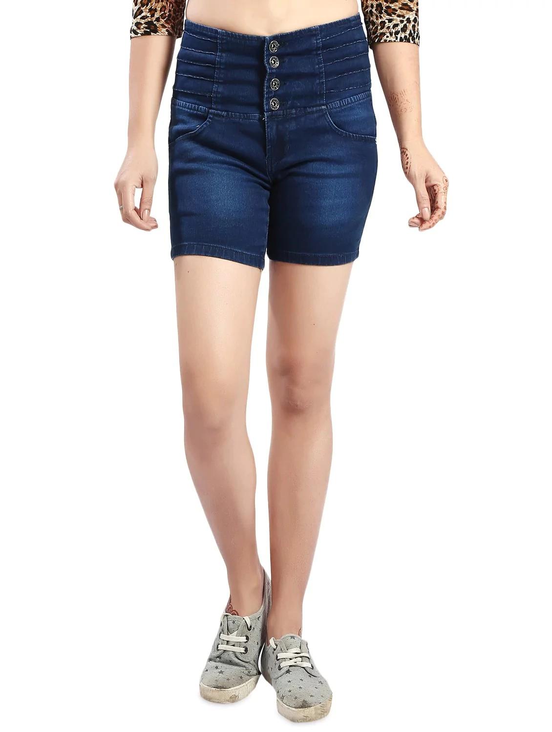 blue denim shorts - 14419361 - Zoom Image - 1