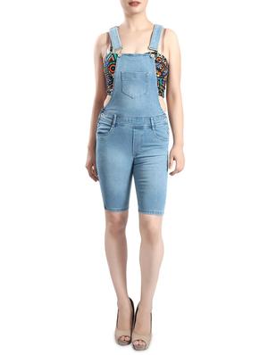 light blue denim dungree - 14419467 - Standard Image - 1