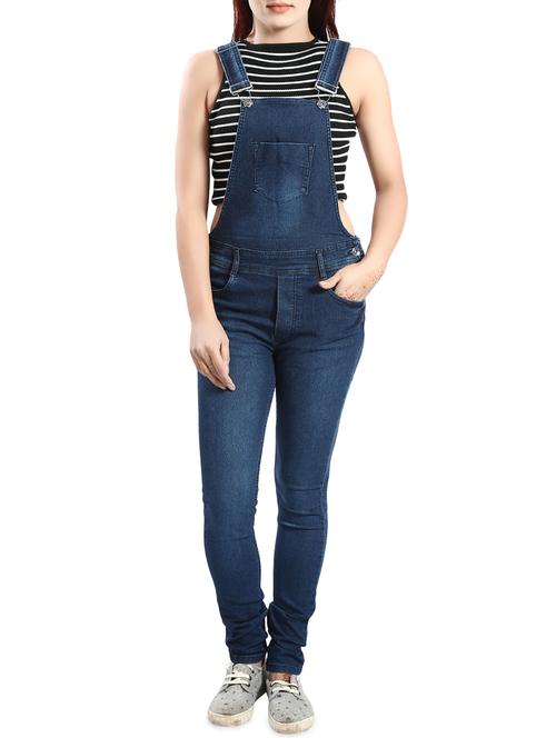 blue denim dungree - 14419517 - Standard Image - 1