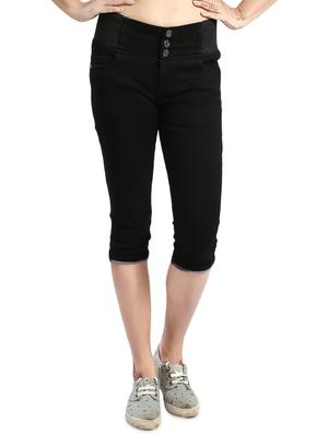 black denim capri - 14419592 - Standard Image - 1