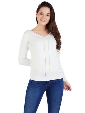 white cotton top - 14419979 - Standard Image - 1