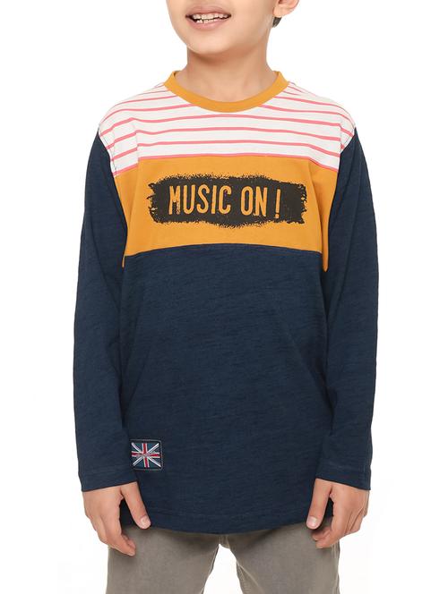 round neck graphic print t-shirt - 14420073 - Standard Image - 1