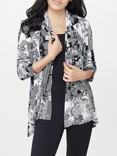 multi colored printed shrug - 14420159 - Very Small Image - 1