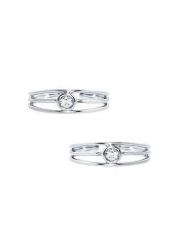 white silver body jewellery - 14420174 - Very Small Image - 1