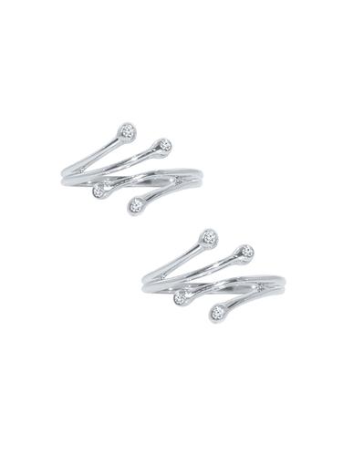 white silver body jewellery - 14420183 - Very Small Image - 1