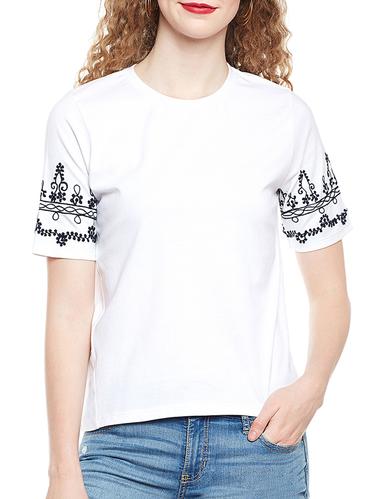 white cotton top - 14420656 - Very Small Image - 1