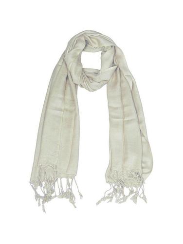 white viscose stole - 14420663 - Very Small Image - 1