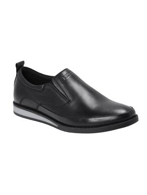 black Leatherette casual slipon - 14420668 - Standard Image - 1