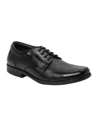black Leather formal lace-up derby - 14420689 - Very Small Image - 1