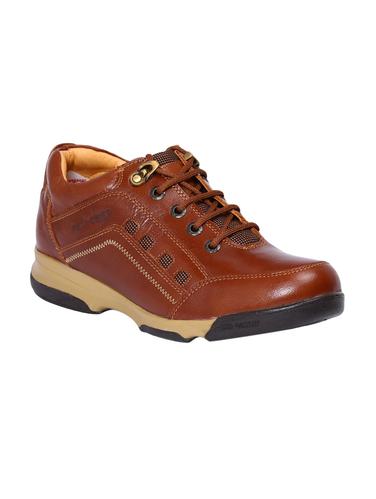 tan Leather lace up shoe - 14420705 - Very Small Image - 1