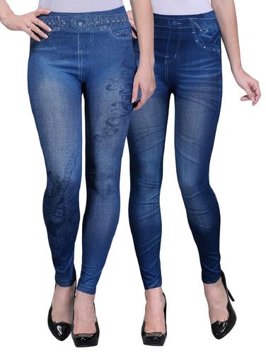 set of 2 blue poly spandex jegging - 14420773 - Very Small Image - 1