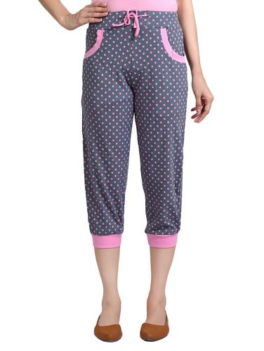 multi colored cotton blend capri - 14420802 - Very Small Image - 1