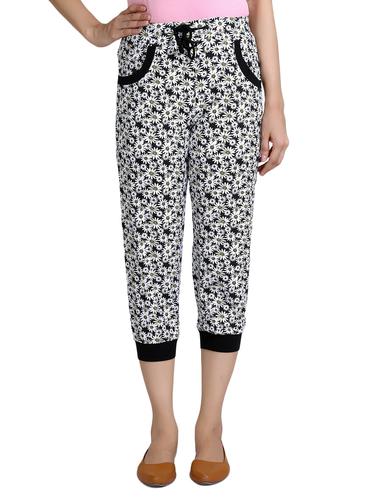 multi colored cotton blend capri - 14420803 - Very Small Image - 1