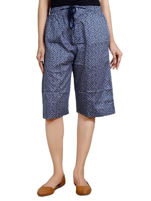multi cotton blend regular capris - 14420811 - Standard Image - 1