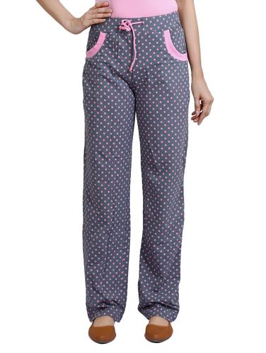 grey printed cotton pajama - 14421072 - Very Small Image - 1