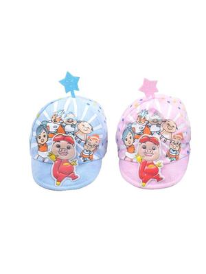 multi colored cotton cap (Set Of 2) - 14421469 - Standard Image - 1