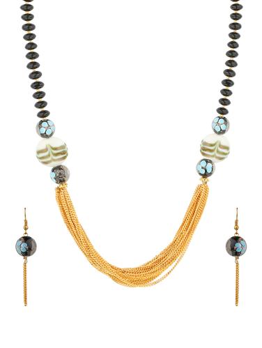 multi colored crystal long necklace - 14421484 - Very Small Image - 1