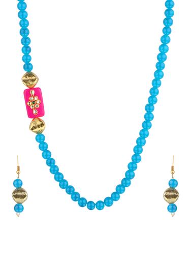 multi colored crystal long necklace - 14421486 - Very Small Image - 1