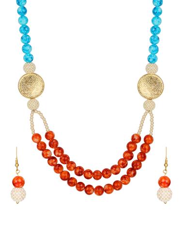 multi colored crystal long necklace - 14421490 - Very Small Image - 1