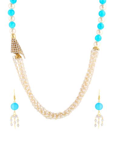 multi colored crystal long necklace - 14421491 - Very Small Image - 1