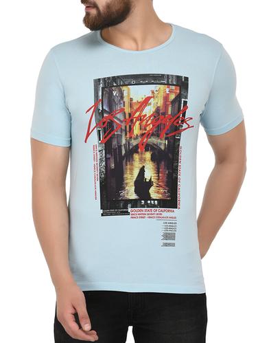 light blue cotton t-shirt - 14421601 - Very Small Image - 1