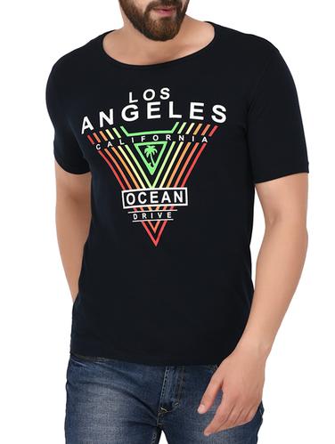 navy blue cotton t-shirt - 14421604 - Very Small Image - 1