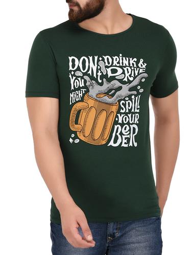 green cotton t-shirt - 14421621 - Very Small Image - 1