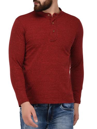 red cotton t-shirt - 14421634 - Very Small Image - 1