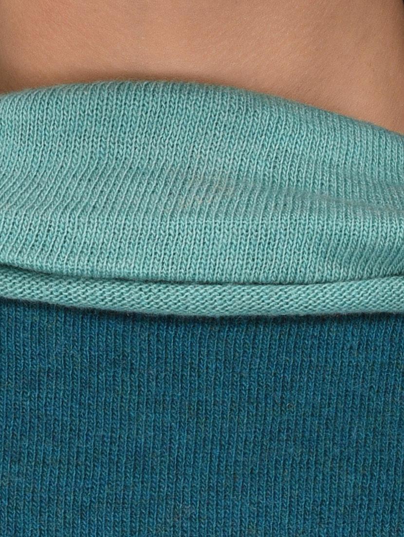 blue woollen turtle neck pullover - 14422124 - Zoom Image - 4