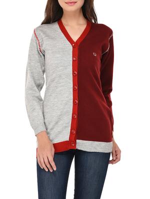 multicolored woollen cardigan - 14422147 - Standard Image - 1