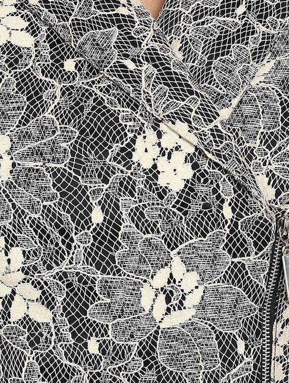 grey lacy a-line dress - 14422236 - Zoom Image - 4
