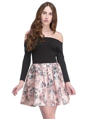 black off shoulder dress - 14422304 - Standard Image - 2