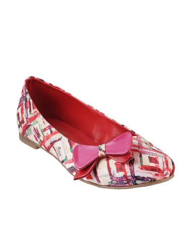 red tpr slip on ballerina - 14422393 - Very Small Image - 1