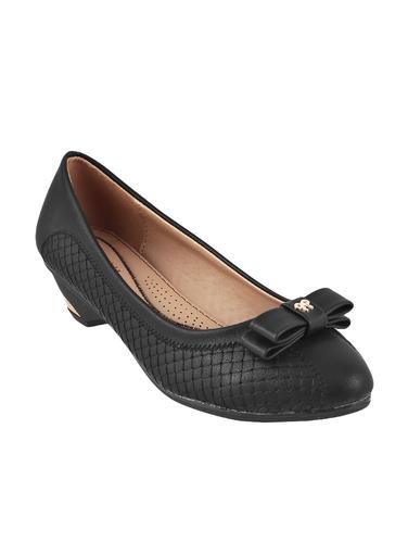 black pu slip on ballerina - 14422395 - Very Small Image - 1