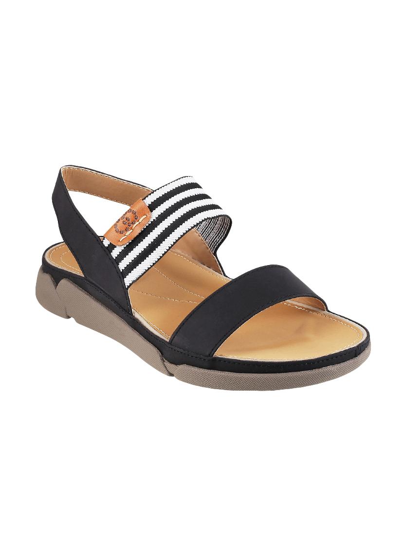 black tpr back strap sandals - 14422411 - Zoom Image - 1