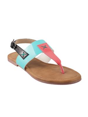 green tpr back strap sandals - 14422428 - Standard Image - 1