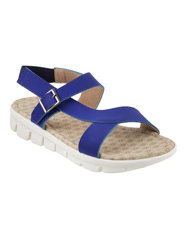 navy ankle strap sandal - 14422438 - Very Small Image - 1