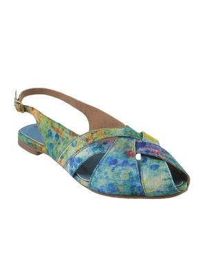 blue back strap sandal - 14422459 - Standard Image - 1