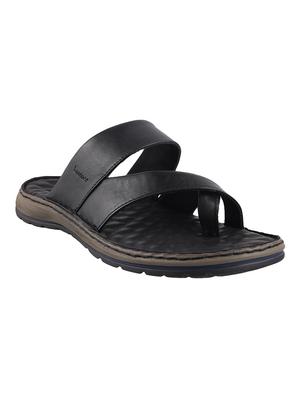 black one toe sandal - 14422487 - Standard Image - 1