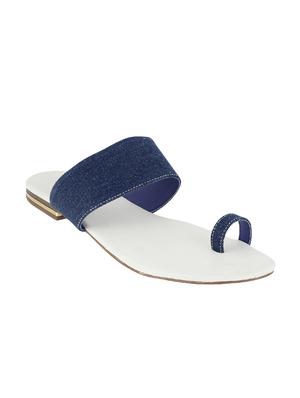 blue one toe sandal - 14422529 - Standard Image - 1