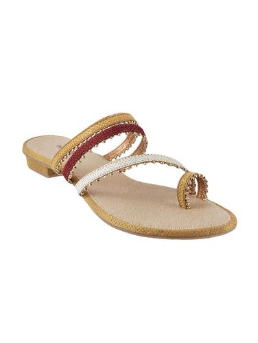 gold one toe sandal - 14422548 - Very Small Image - 1