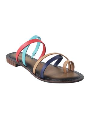 multi colored one toe sandal - 14422561 - Standard Image - 1