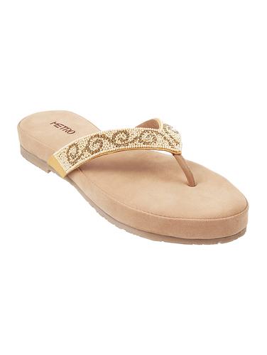 beige toe separator sandal - 14422609 - Very Small Image - 1