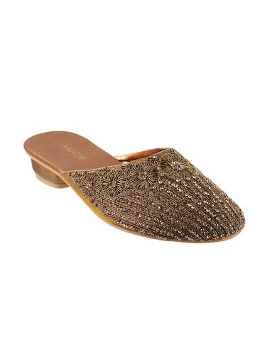 gold mules sandal - 14422611 - Very Small Image - 1
