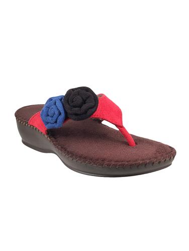 red toe separator slippers - 14422628 - Very Small Image - 1