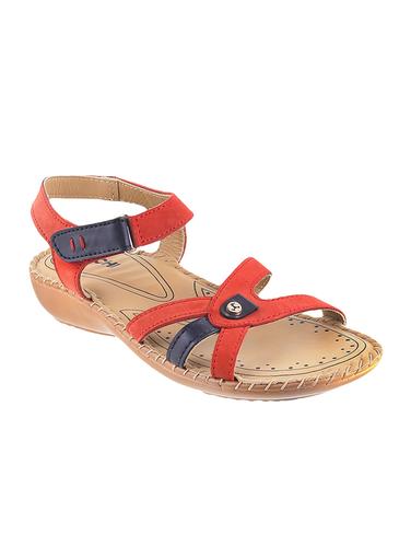 red ankle strap sandal - 14422646 - Very Small Image - 1