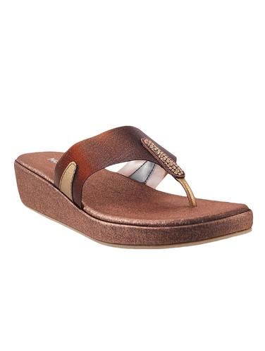 brown toe separator sandal - 14422664 - Very Small Image - 1