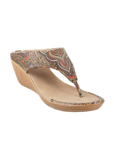 brown open thong sandal - 14422693 - Very Small Image - 1