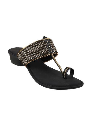 black one toe sandal - 14422695 - Very Small Image - 1